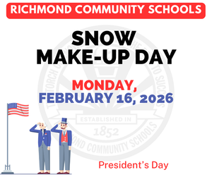 REMINDER: School IS in Session tomorrow, Monday, February 16th