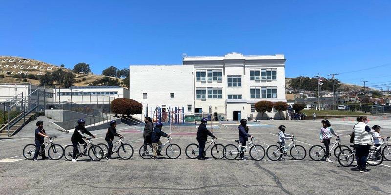 Bike Giveaway Program Teaches Spruce Elementary School Students How To Bike Giveaway Program Teaches Spruce Elementary School Students How To