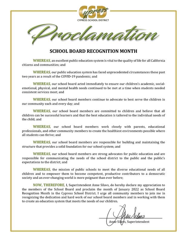 School Board Recognition Month Thumbnail Image