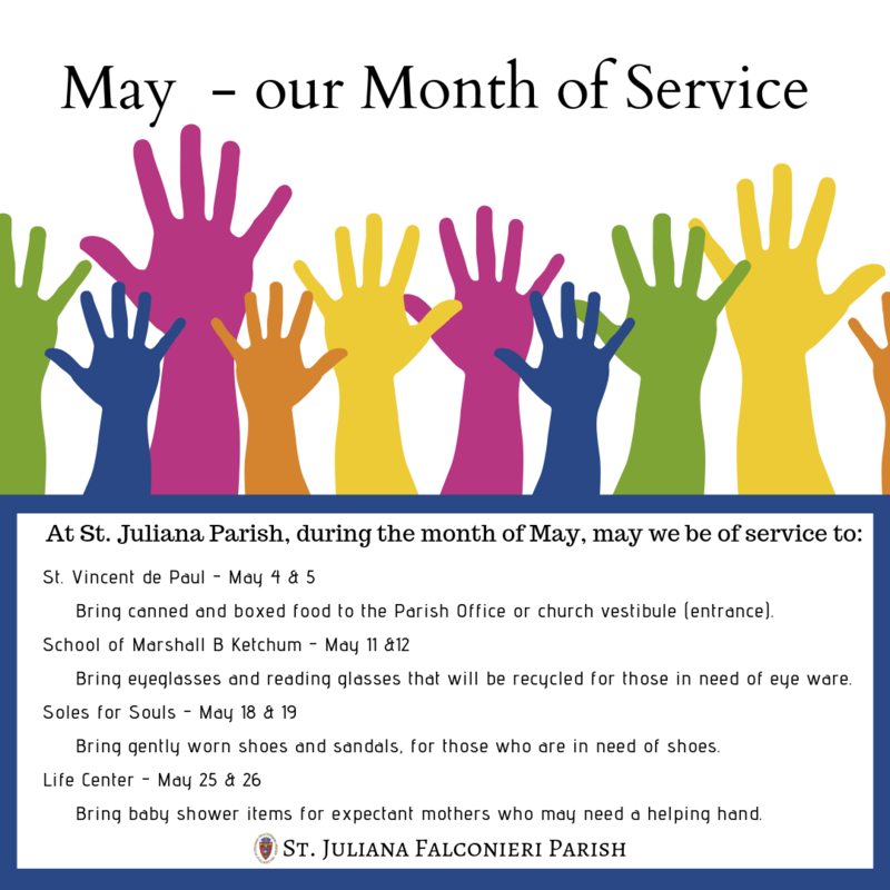 May - Our Month of Service Featured Photo