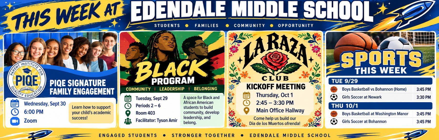 This week's happenings!