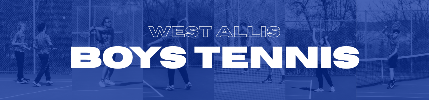 West Allis boys tennis photos banner