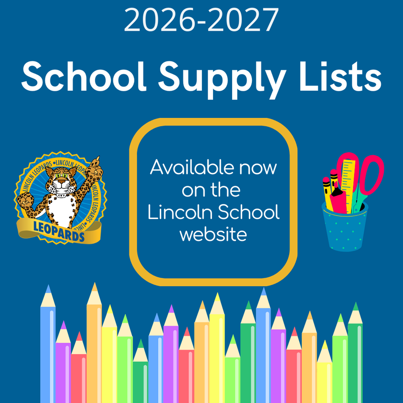 Supply Lists 2026-2027
