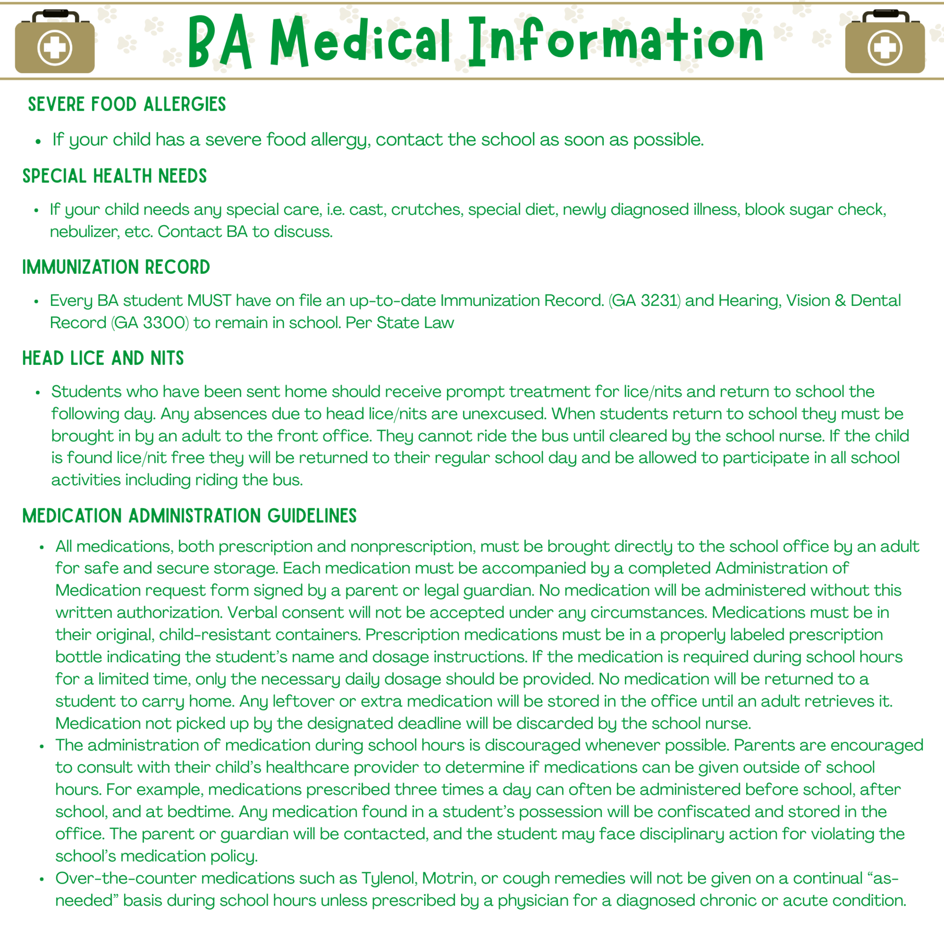 Medical Information