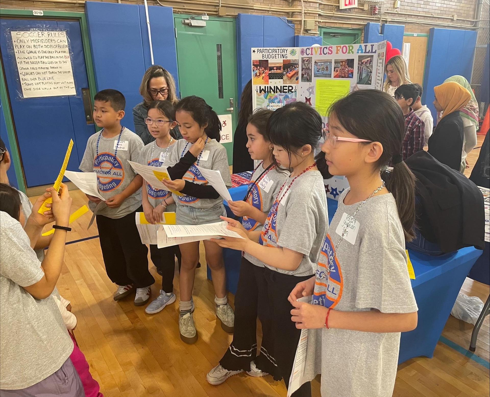 kids celebrating Civics for all