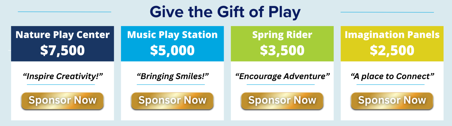 give the gift of play
