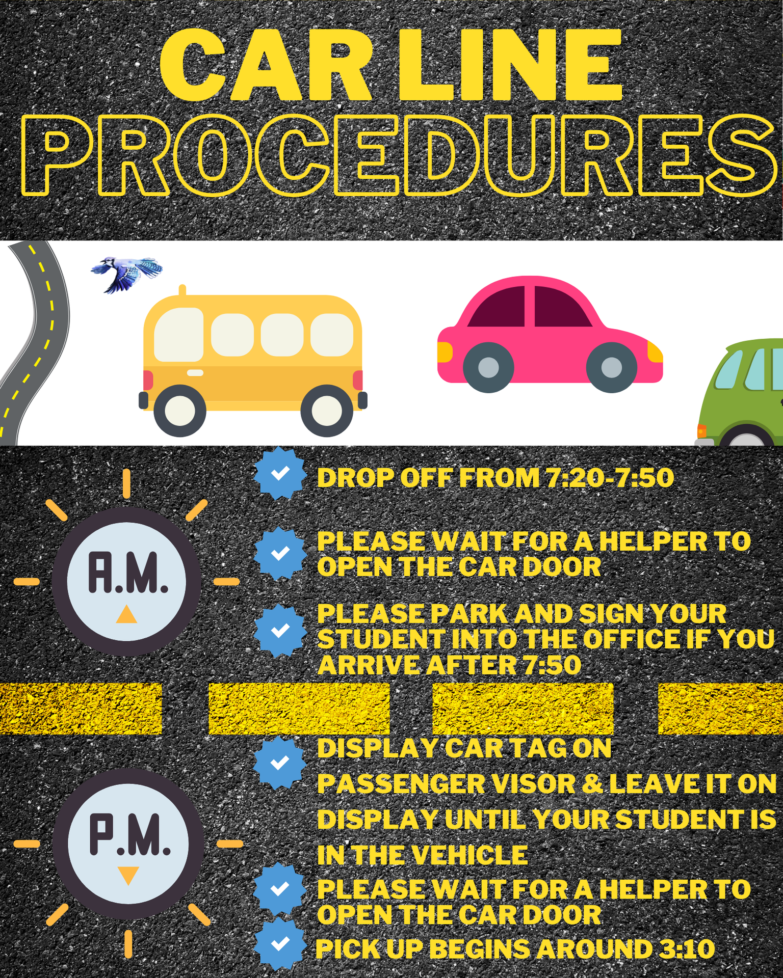 Carline Procedures graphic