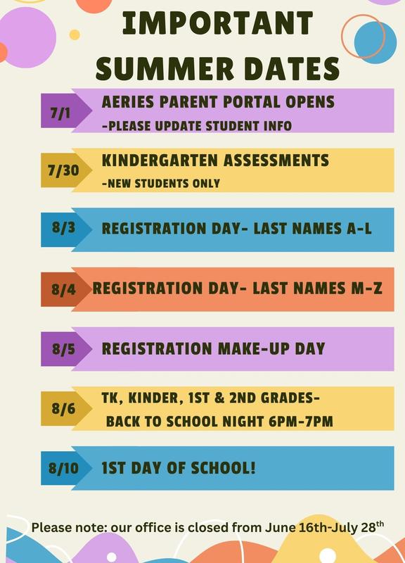 Important Summer Dates Thumbnail Image