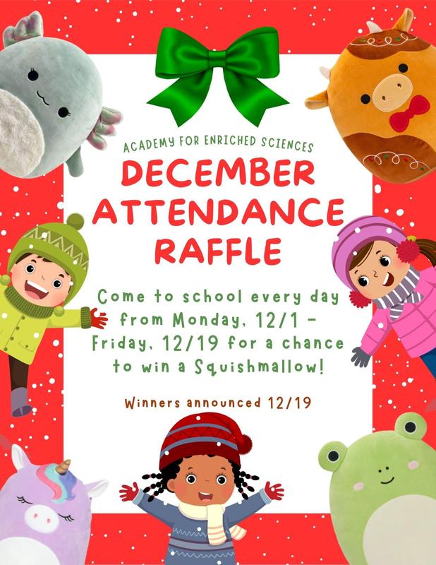 December attendance raffle