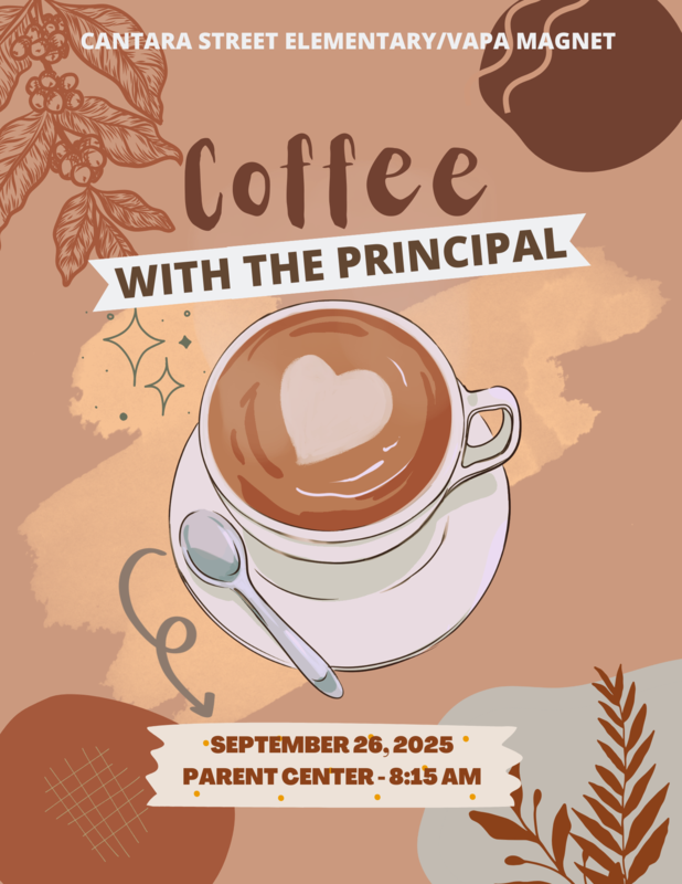 Coffee with the principal