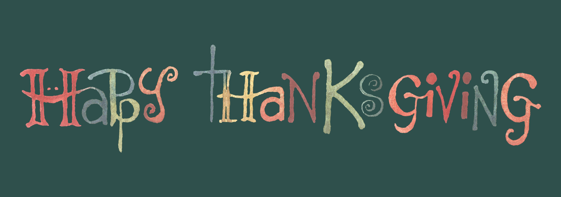 graphic reads happy thanksgiving