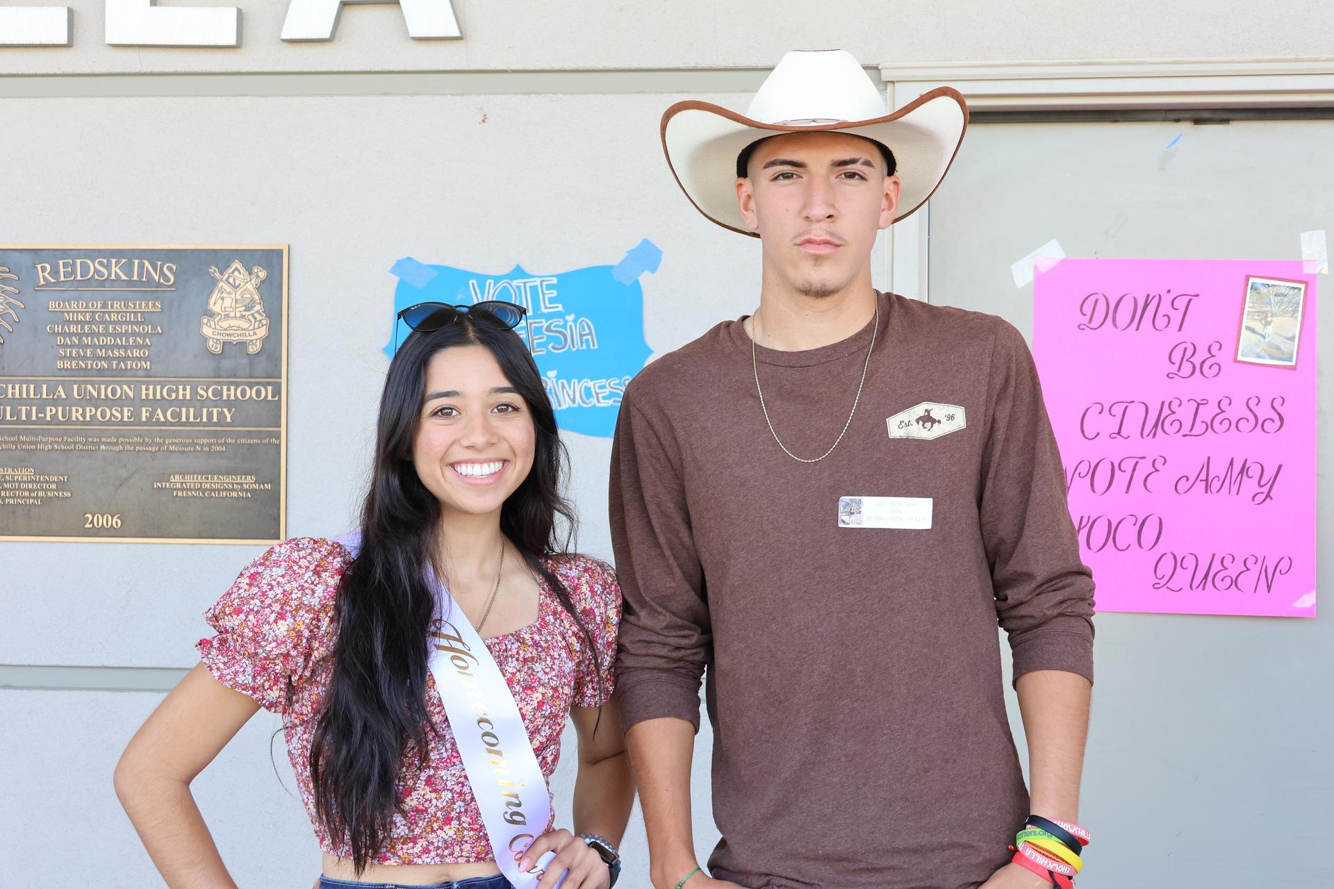students dressed in western wear