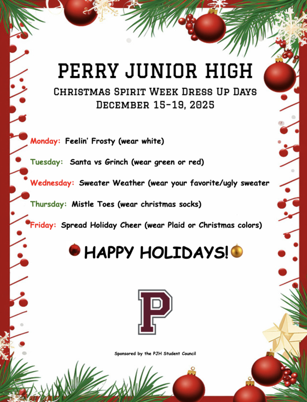perry junior high christmas holiday
