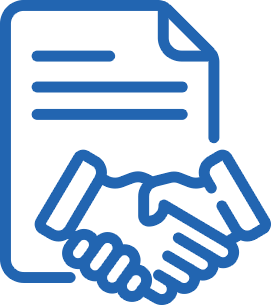 Shaking hands icon