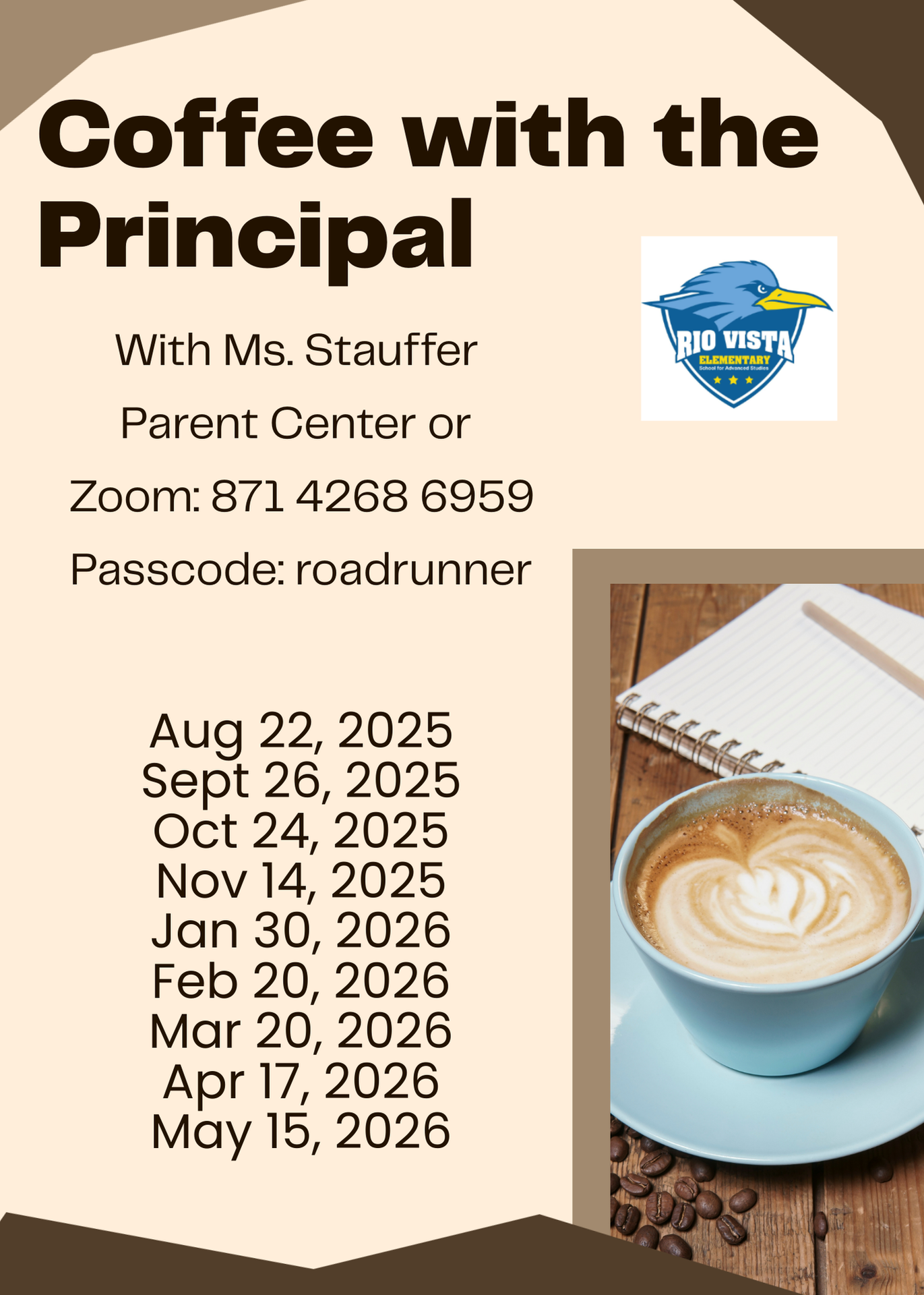 Coffee with the Principal