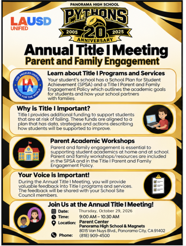 Annual Title 1 Meeting