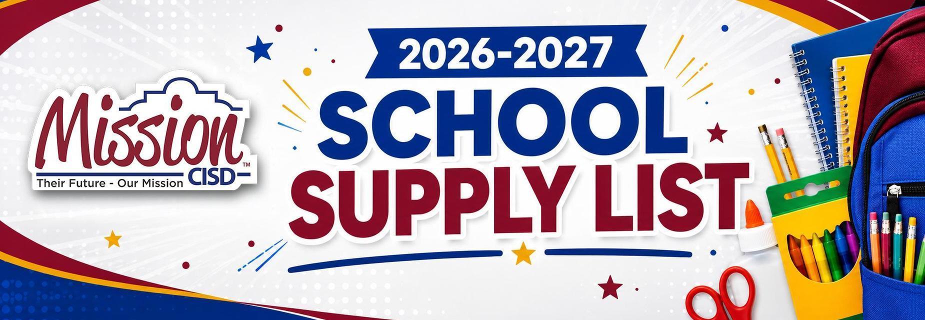 School Supply List