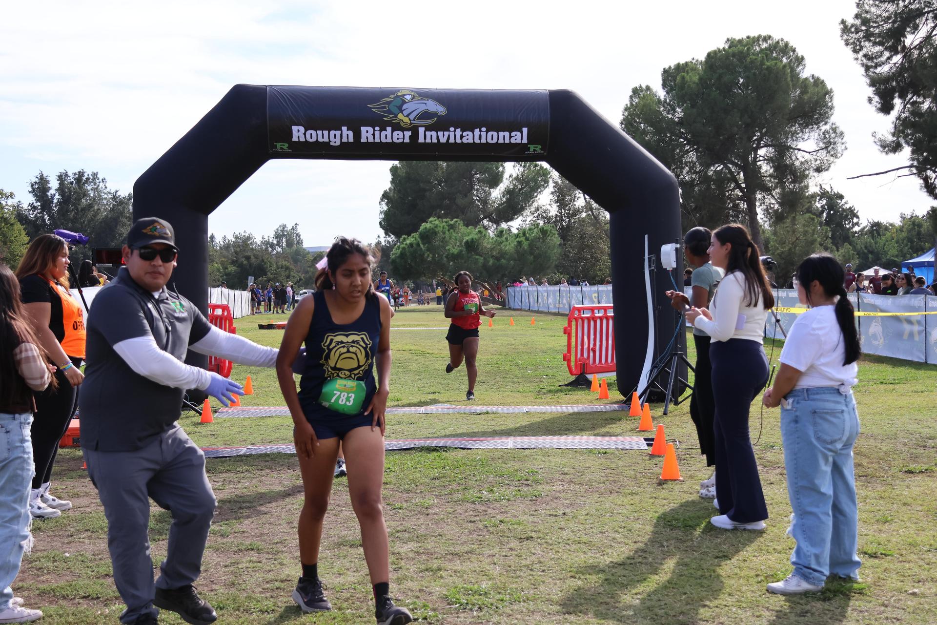 cross country runners in action