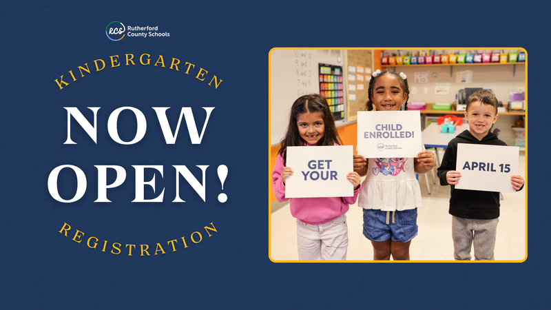 Kindergarten registration now open!