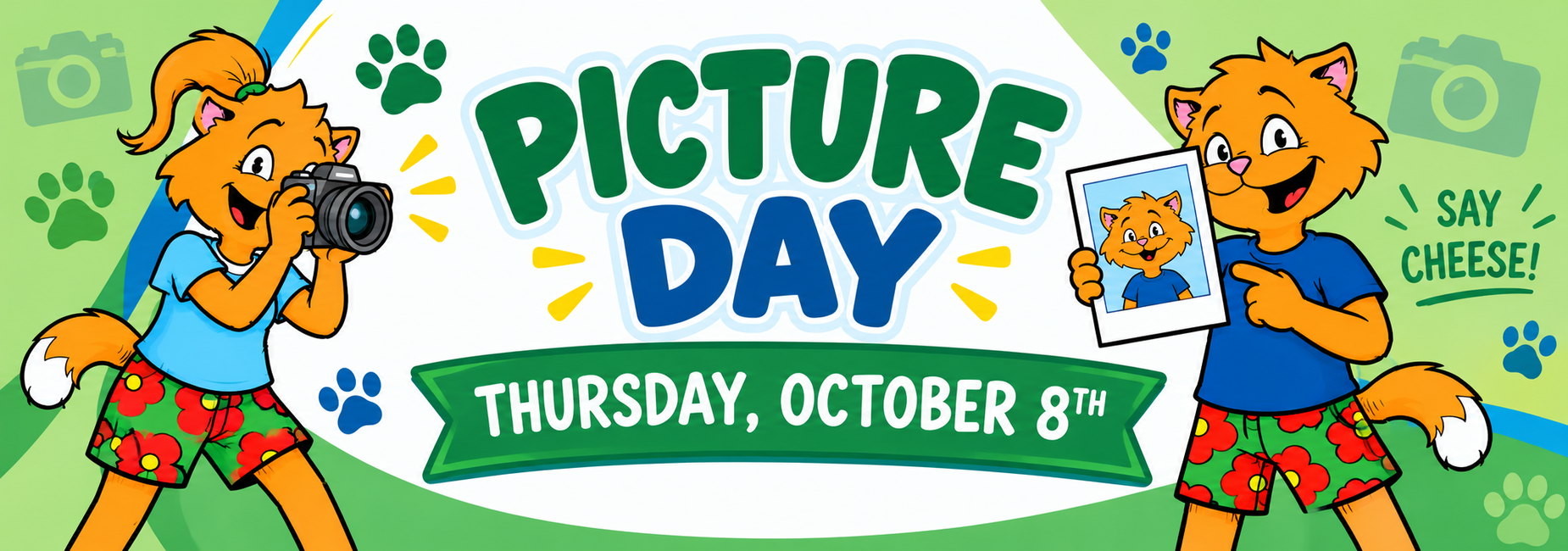 Picture Day is October 8th.