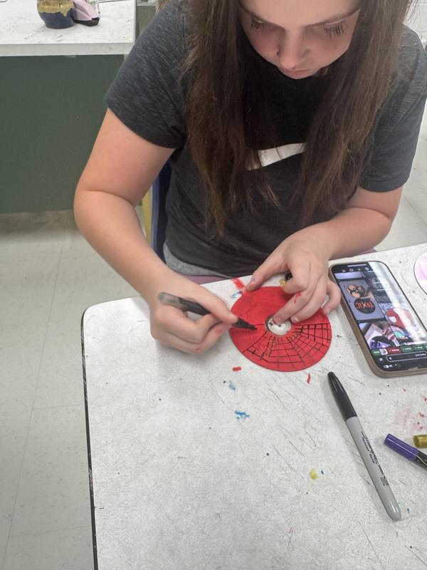 Student painting CD