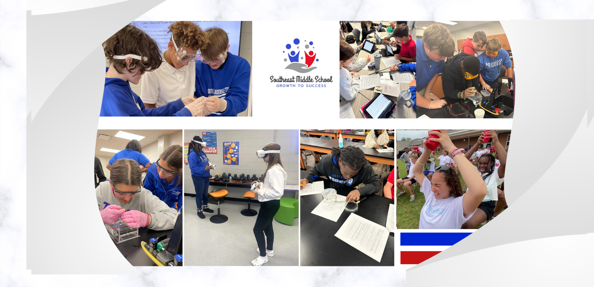 Southeast Middle School Students in Action