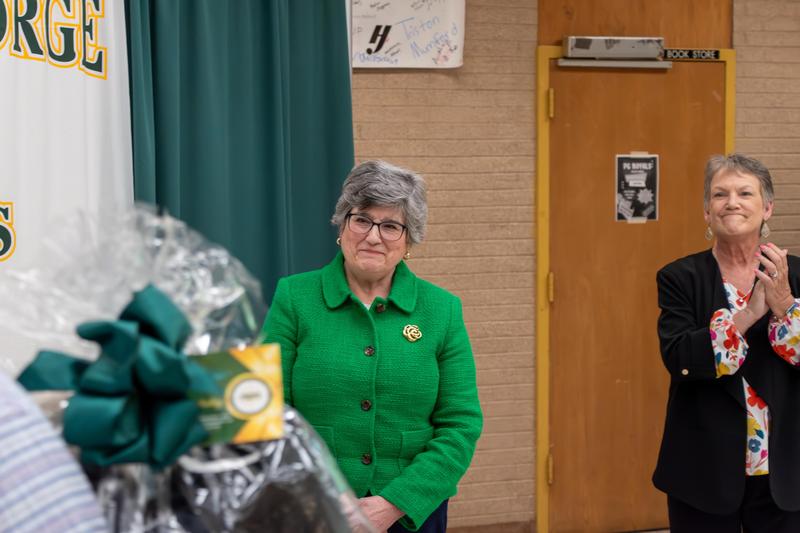 Prince George County Public Schools employees are celebrated ahead of their retirement during the division's annual Royal Recognitions Reception.