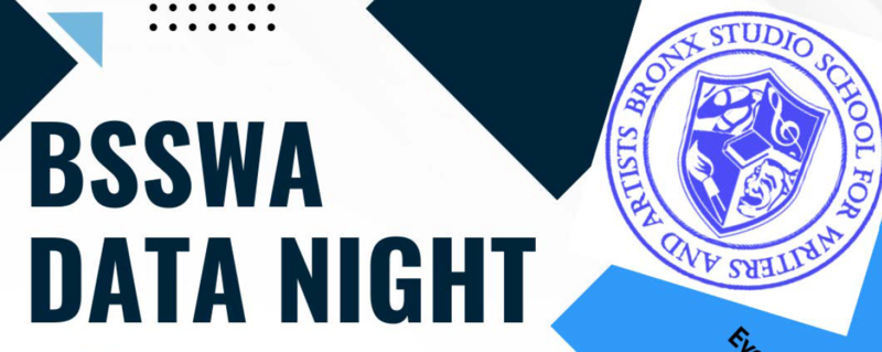 BSSWA DATA NIGHT  in lettering.