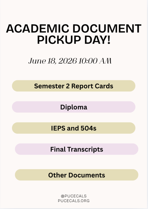 School List of Paperwork Provided