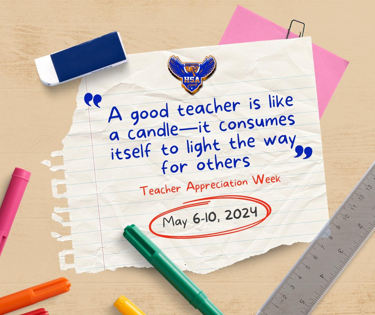 Happy Teacher Appreciation Week!
