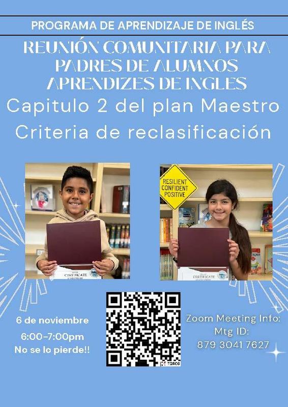 EL/ML Townhall meeting flyer