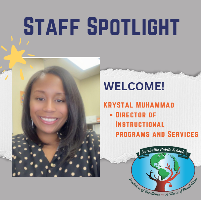 Krystal Muhammad new staff flyer