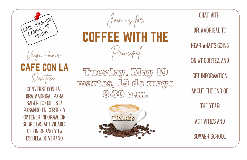 Coffee with the Principal flyer