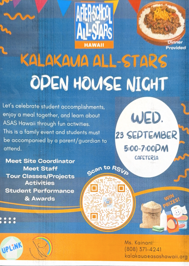 After School All-Stars Open House Night RSVP Featured Photo