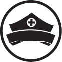 nurse's hat symbol