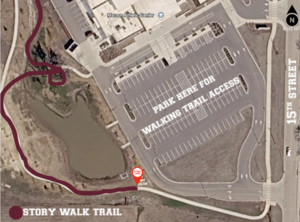 Perry Junior High Story Walk Walking Trail Ditch Witch Toro