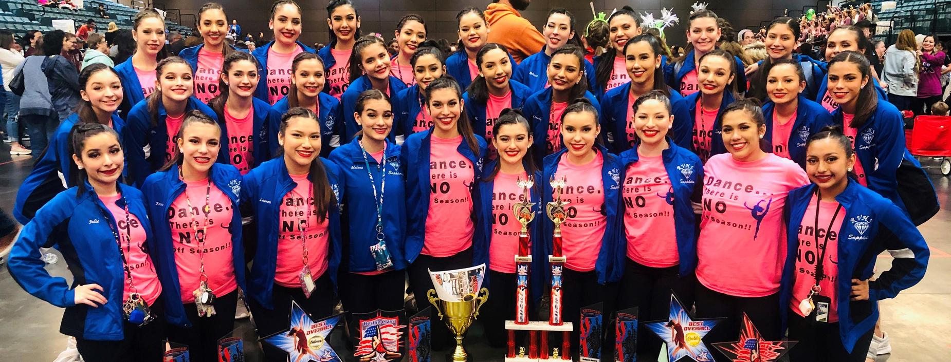 RVHS Sapphires 1st Runner Up Medium team division; 3rd place Overall team