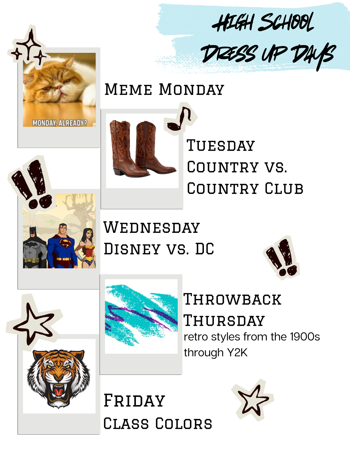 Dress up Days