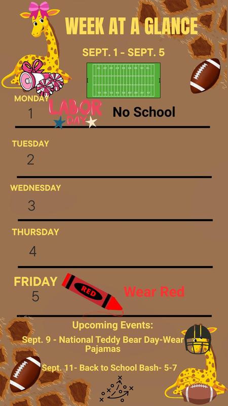 week at a glance