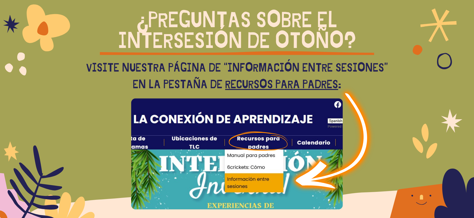 pagina de informacion entre sesiones