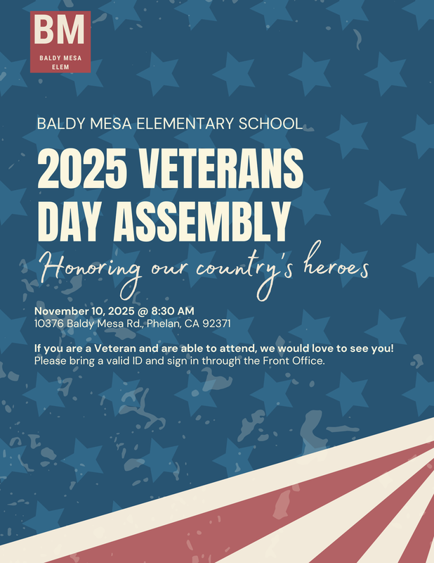 NOMINATE A VETERAN- VETERANS DAY ASSEMBLY