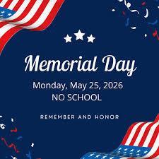 No School - Memorial Day Featured Photo