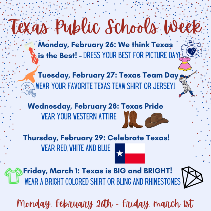 Texas Public Schools Week! MeridithDunbar Early Childhood Academy