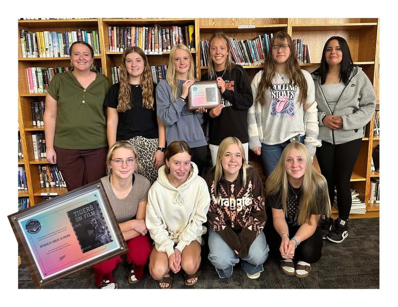 Mrs. Schmitz and yearbook staff earned the GOLD level of Excellence