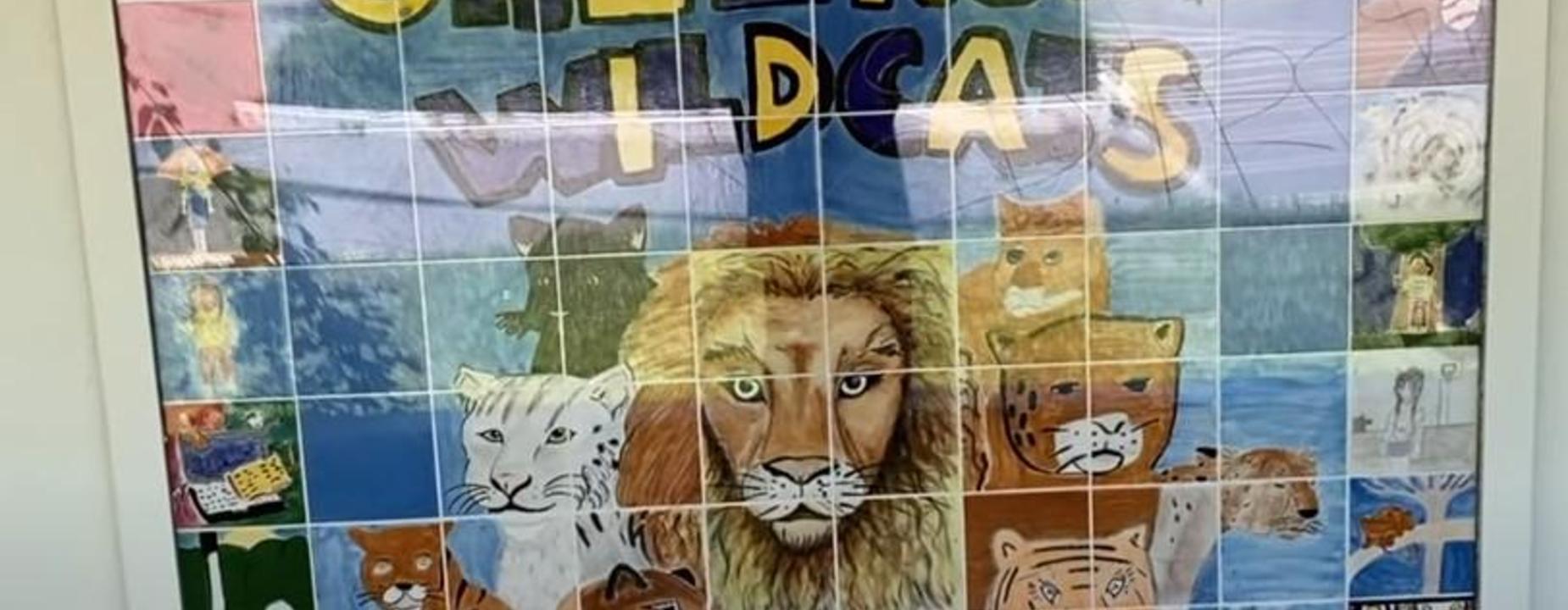 Wildcat Tile Mural