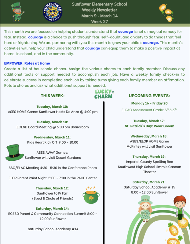 Sunflower Weekly Newsletter Week 27 Featured Photo