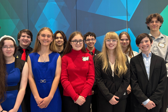 Frenship Memorial Academic Decathlon Students at State Contest