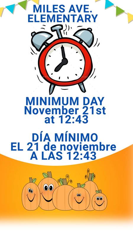 Minimum Day Schedule
