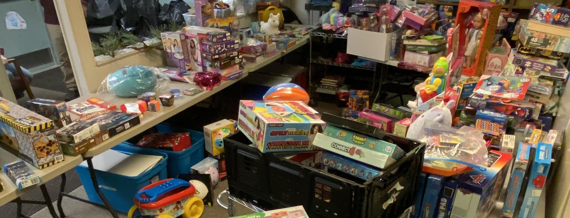 Toy collection for Help for Hope