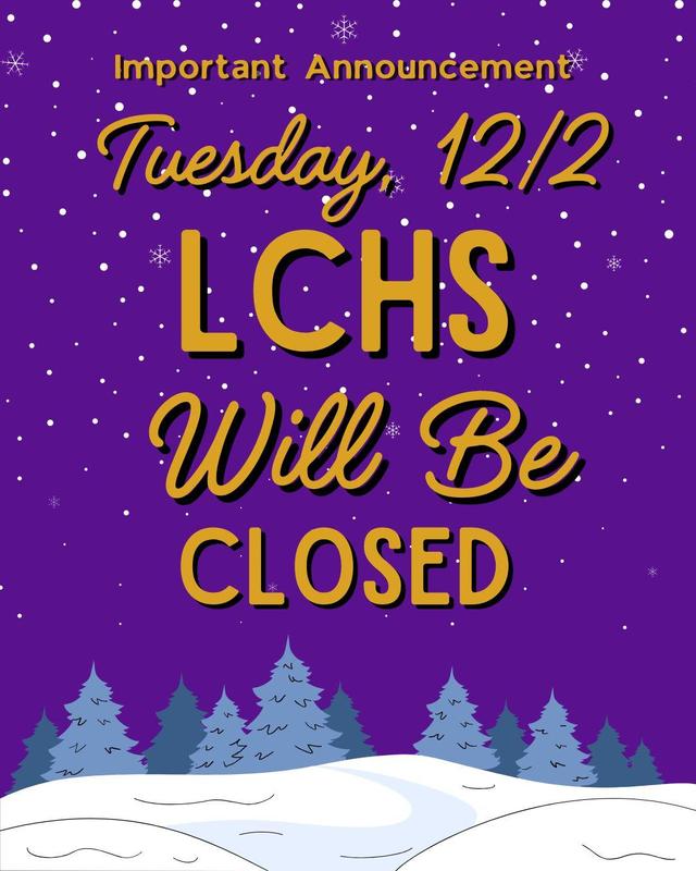 School Closure Tuesday, December 2, 2025